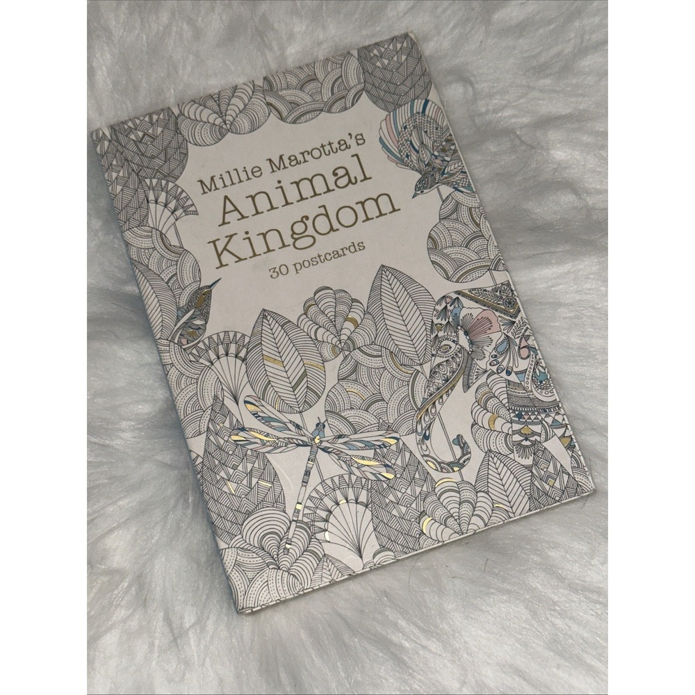 Millie Marotta Animal Kingdom 30 Postcards Coloring Book Lark Crafts